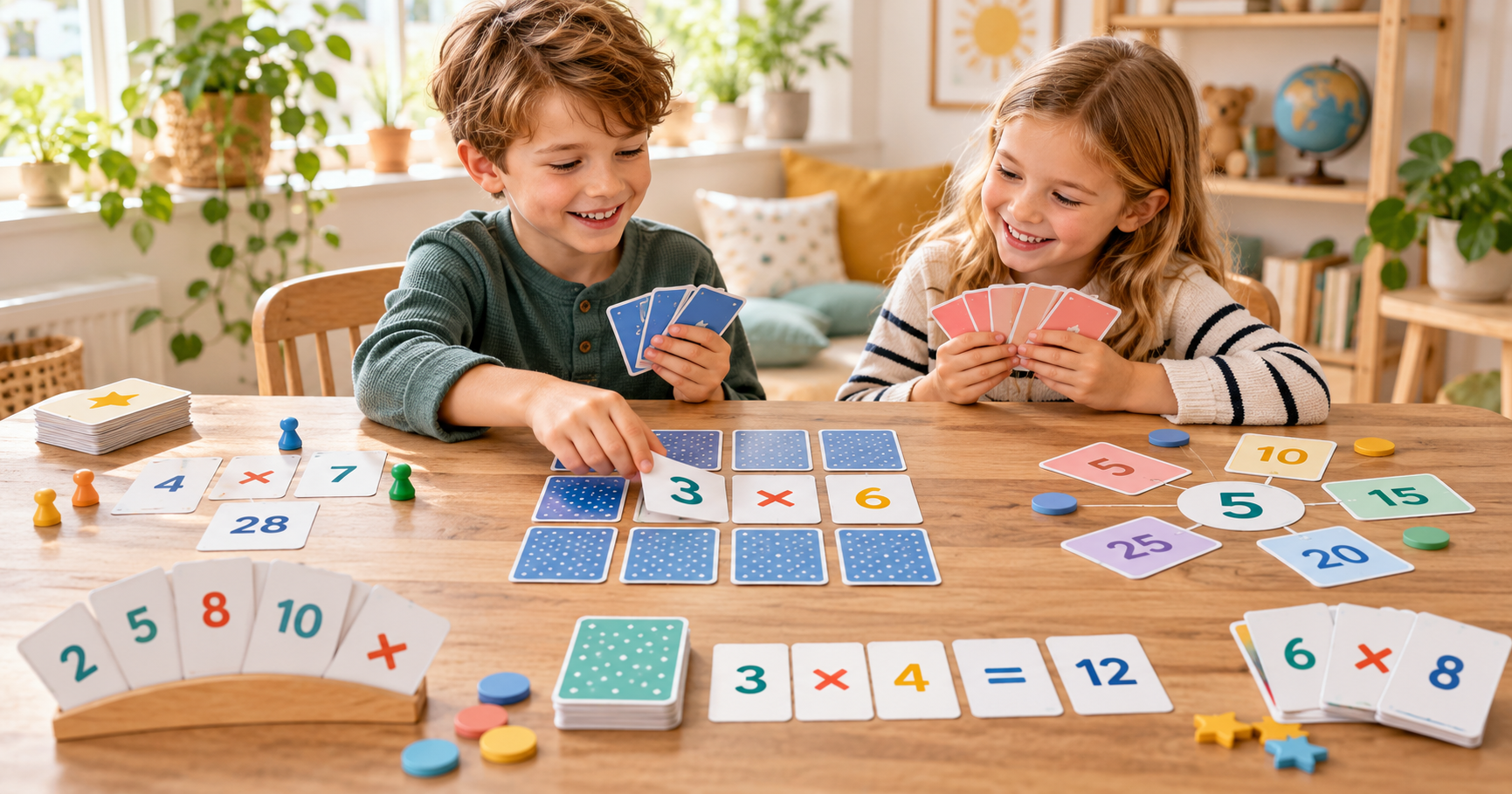 Bright Maths Game Learning Table